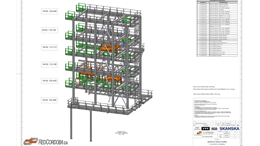 obra edificio de reactores